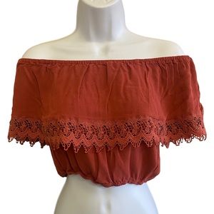 Charlotte Russ Off The Shoulder Bohemian Top Women's
